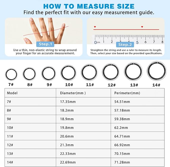 Smart Ring for Women - Health and Fitness Tracker with Heart Rate, SpO2, Sleep Monitoring, Calories, IP68 Waterproof Pedometer for Exercise (Silver 10)
