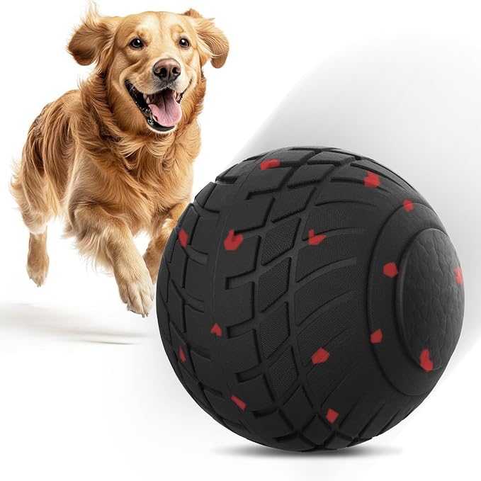 HETOO Automatic Dog Ball that Keeps Dogs Chasing, 3.2 Inch Black | Waterproof ETPU Construction with 3 Play Modes for Interactive Indoor Outdoor Fun with Dogs Over 20lbs Moderate Chewers