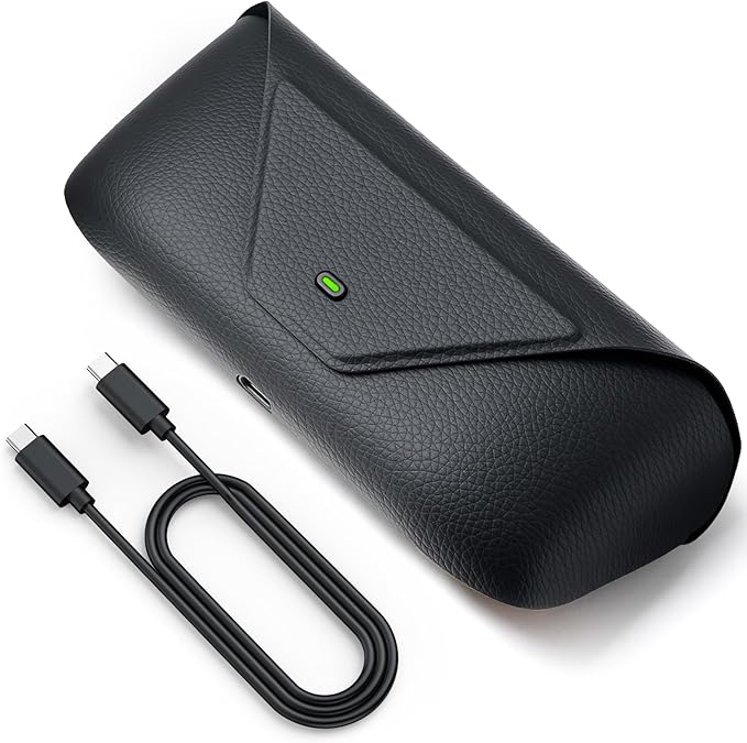 Smart AI Glasses Charging Case Compatible with Ray-Ban Meta Wayfarer/Skyler/Headliner, Oakley Meta HSTN Replacement Charging Station LED Indicator