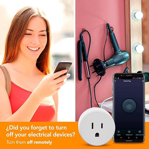 Lloyd's WiFi Smart Plug, Compatible with Alexa and Google Home, Set Timers and Schedules from App, No Hub Required, for 2.4 GHz Networks (4-Pack)
