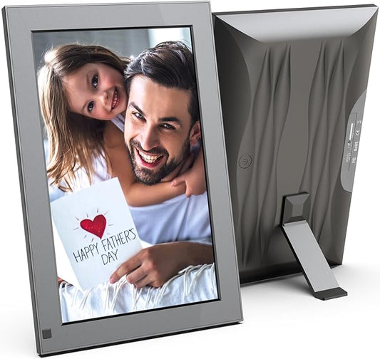 10.1" Digital Picture Frame WiFi Digital Photo Frame - 1280x800 IPS Touch Screen, Motion Sensor, Auto Rotate, Slideshow, Share Photos and Videos via VPhoto APP, Gift for Family and Friends, 32GB