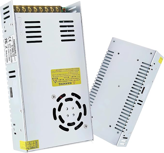 DC 12V 30A 360W Power Supply SMPS AC 110V/220V-DC 12V Transformer Adapter for Advertising Signs,CCTV Camera Security System,Computer Project of Industrial Power Supplies (DC12V-30A-360W)