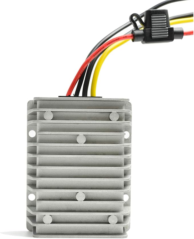 DC Converter Regulator 36V 48V Step Down to 12V 30A 360W, Waterproof Big-Size Voltage Reducer, High-Power Power Supply Module Buck Transformer, for Golf Cart, forklifts, Car