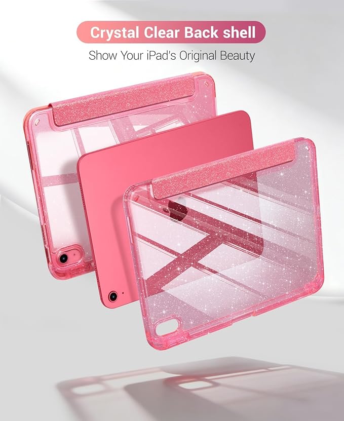 CoBak Case for iPad (A16) 11th Generation 11 Inch 2025, iPad 10th Generation Case 10.9 Inch 2022 - Protective Cover with Multi-Angle Includes Portrait Stand, Pencil Holder and Auto Wake/Sleep