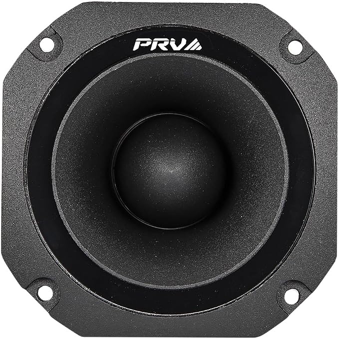 PRV AUDIO TW700Ti Black 4 Inch Titanium Bullet Tweeter TW700Ti 240 Watts, 8 Ohm Super Tweeter, Built-in Capacitor Pro Audio High Frequency Driver (Single)