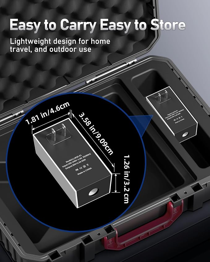 Starlink Mini Power Supply Adapter,30V 2A 60W AC/DC Charger Wall Plug, Fast Charging, Official Alternative Power Solution,Compatible with Starlink Mini DC to DC Power Cable