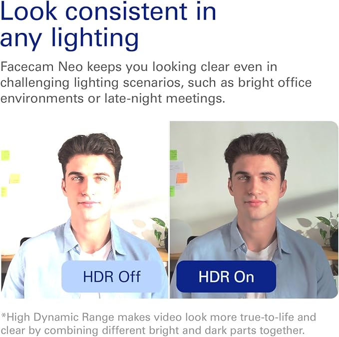 Elgato Facecam Neo – Full HD 1080 Pixels Webcam with Easy-Slide Privacy Shutter, Light Correction, for Video Calls, Streaming, Zoom/Slack/Twitch/YouTube, and More – USB-C/Plug & Play on PC/Laptop/Mac