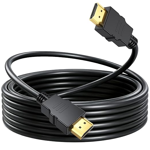 HDMI Cable 15 FT, 4K HDMI TV Cable 15FT, in Wall Shielded HDMI 2.0 CL3 Rated Cord for Smart Monitor with Streaming TV, 4K, 1080P@144Hz,ARC & CL3 Rated | for Laptop, Monitor, PS5, PS4, Xbox, Soundbar