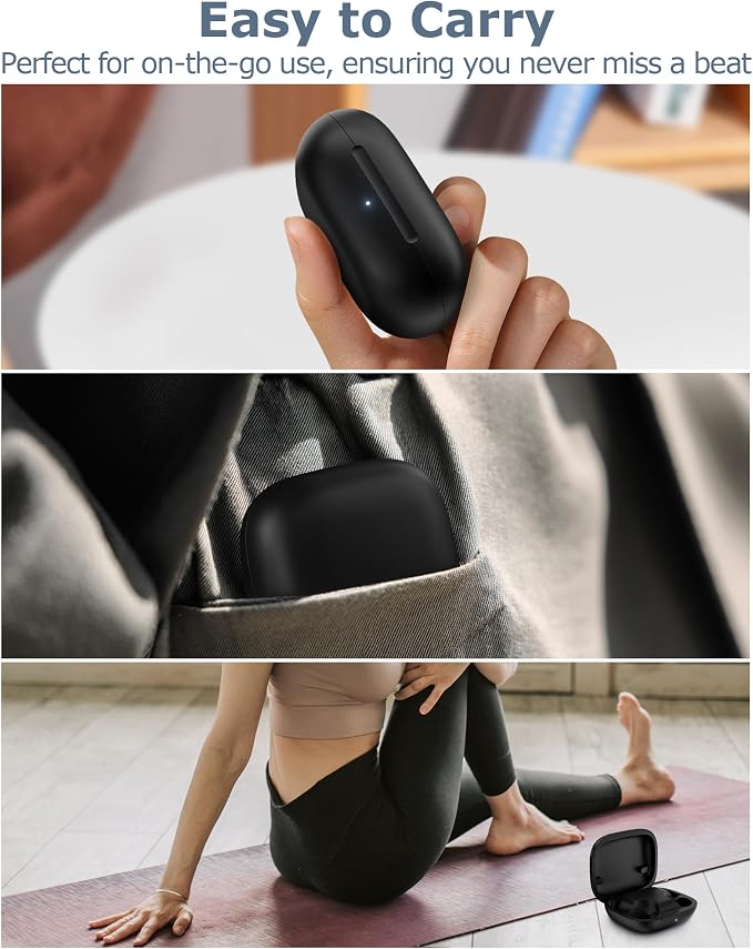 Charging Case Replacement for Powerbeats Pro 2: 600mAh Wireless Charging Case with Bluetooth Pairing & USB-C Cable