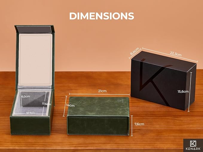 KK7 Faraday Box for Key Fobs, Signal Shielding Storage | Signal Shielding • Magnetic Closure • Modern Storage Design • Home & Office Use