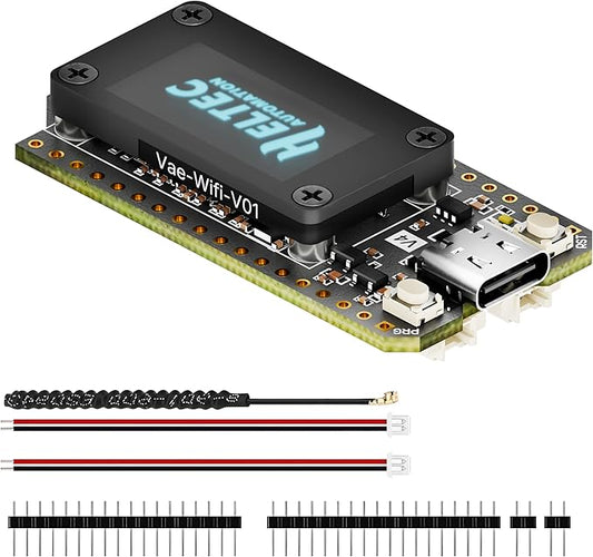 Heltec ESP32 LoRa 32 V4 Development Board with OLED Display Upgraded ESP32 S3 SX1262 27dBm High Power Chip for WiFi Meshtastic IoT Devices Arduino Smart Home and Wireless Communication