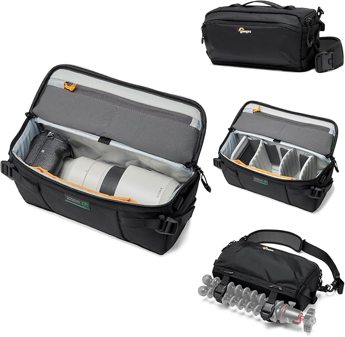Lowepro ProTactic Lite SLX 120 AW III Camera Sling Bag, Professional Camera, Rain Cover, Lightweight Crossbody Sling Backpack, for Photographer, Videographer, Volume 5L, for DSLR/Mirrorless