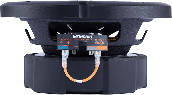 Memphis Audio PRX624 Power Reference Series 6-1/2" Selectable 4 or 2 Ohm Component Subwoofer