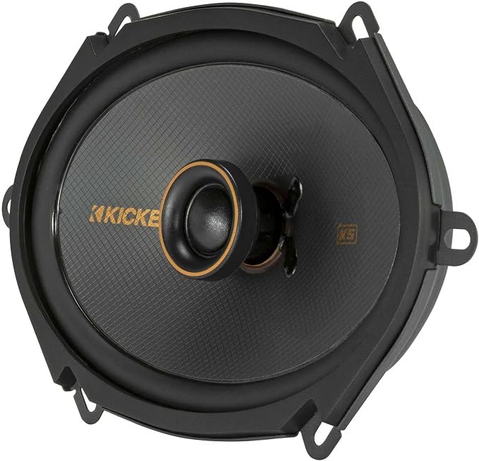 KICKER 51KSC6804 KS-Series 6x8 Coaxial Speakers with .75" tweeters, 4-Ohm, Pair