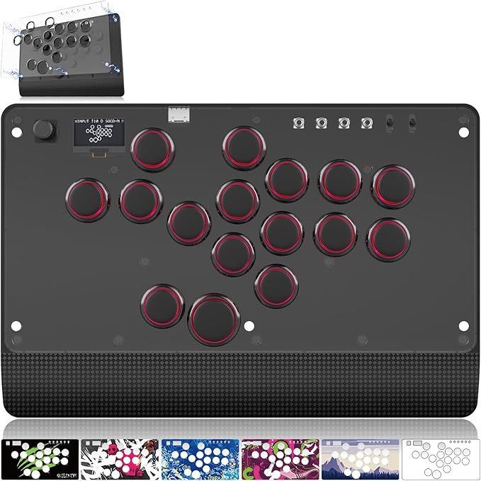 Leverless Controller Arcade Stick GM-16 and Kailh Low Profile Switches