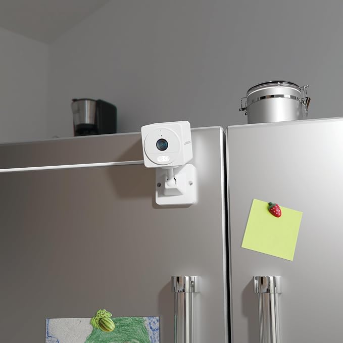 Lorex Connect 2K Indoor Wi-Fi Camera | New APP | Color Night Vision | Person & Face Recognition | Versatile Mounting | 2-Way Talk | 24/7 Recording | Privacy Mode | Local SD or Cloud Storage Option