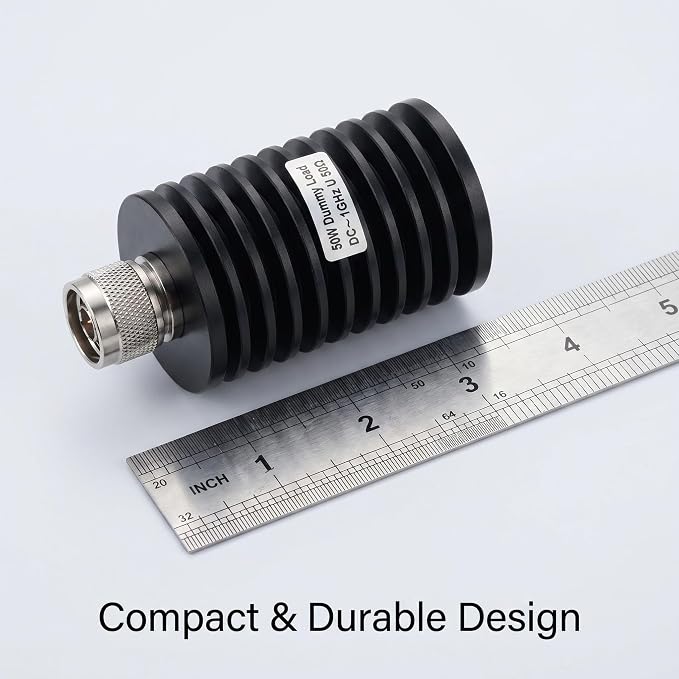 BECEN 50 Watt PL259 Dummy Load - 50 Ohm UHF Dummy Load for Ham Radio, DC to 1.0Ghz Lower VSWR 50 Watt PL259 Termination Load for Antenna Testing, SWR Measurement, and Radio Transmitter (50 Watt)