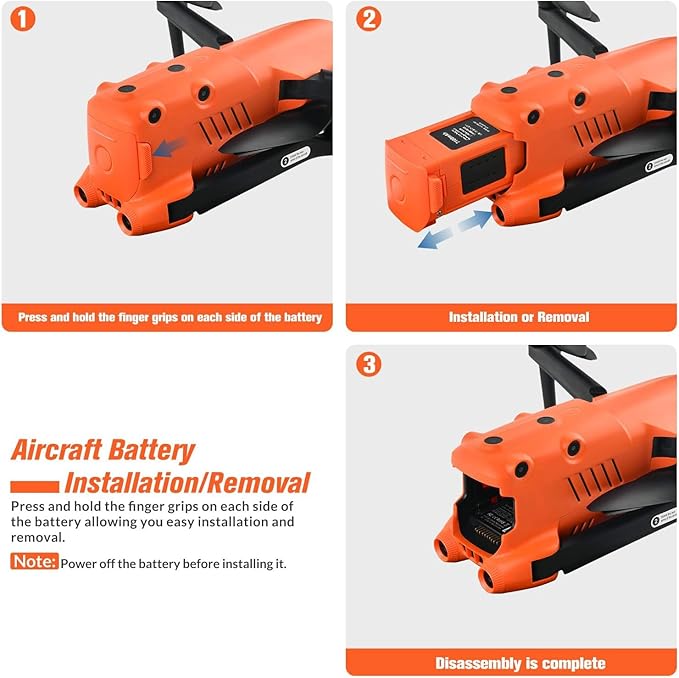 Autel Robotics EVO 2 Battery 7100 mAh 11.55V Smart Battery for EVO II Pro/Enterprise/RTK/Dual 640T Drones(V2 & V3), 2026 N-e-w, Orange
