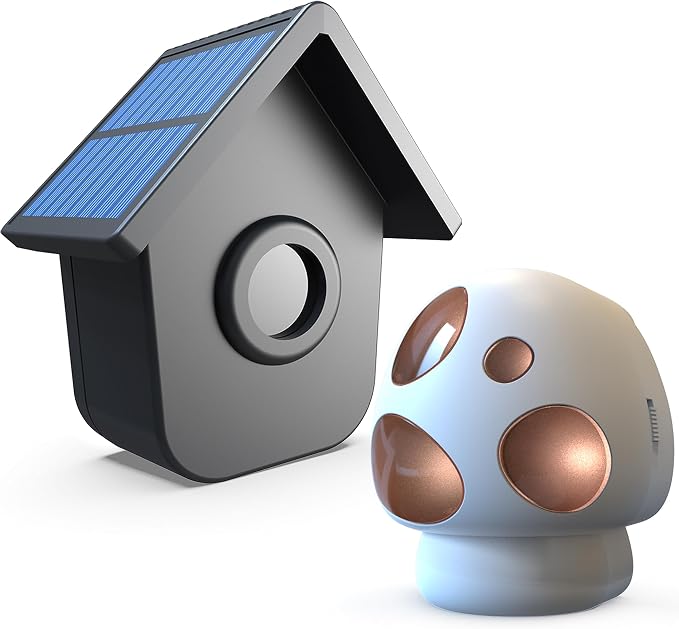 Driveway Alarm- HTZSAFE 1/2 Mile Long Range Outdoor Weatherproof Solar Wireless Motion Sensor&Detector-Portable Receiver Has Long Last Backup Battery- DIY Security Alert System for Home&Property