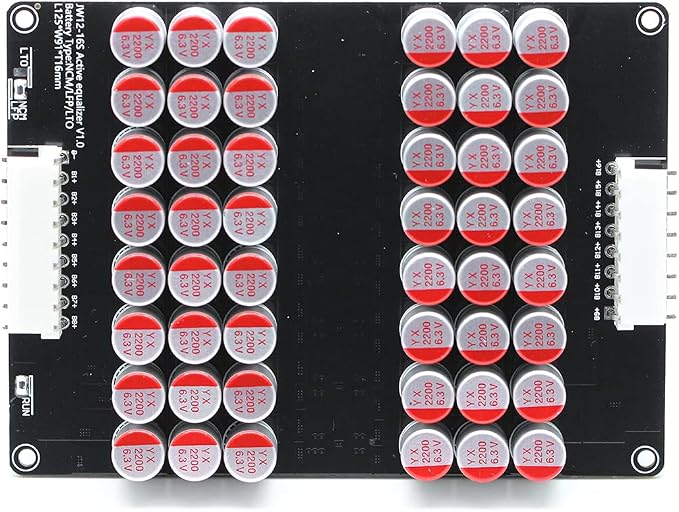 12S-16S 13S 14S 15S 5A Capacitor Active Equalizer Balancer LFP Lifepo4 Lithium Lipo/Titanate LTO Battery Energy Transfer Active Equalization Module Faster Whole Group Balance