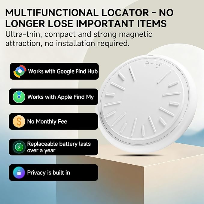 GPS Tracker for Vehicles - Hidden Tracking Devices for Cars, GPS Tracker for Vehicle No Monthly Fee, Car Tracker Device with Real-Time Location, Compact Tracker Device, Work with Android and iOS