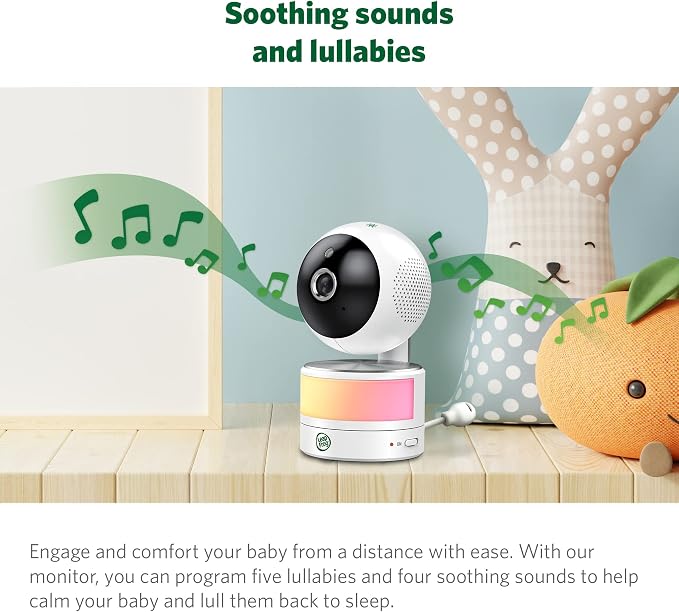 LeapFrog LF915-2HD Baby Monitor, 2 Cameras, 5" 720p Screen