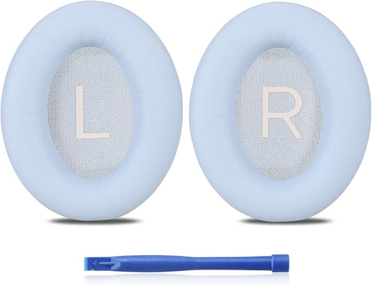 Damex Replacement Earpads for Bose QuietComfort 45/45 SE/Noise Cancelling Headphones, Updated Thickened Memory Foam, Protein Leather (Moonstone)