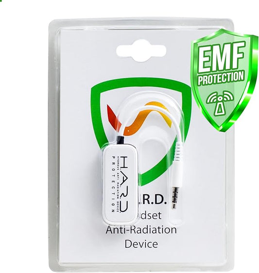 SYB Shield Your Body Headset Anti Radiation Device, EMF Blocker Wire Headphone Accessory, Functional Air Tube Alternative with Improved Audio Quality, Compatible with 5G Devices and 3.5mm Headphones