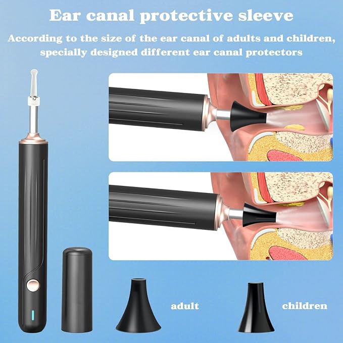 Ear Dryer and Ear Cleaner Camera, 1000P HD Otoscope, Ear Water Remover, Gentle Warm Air with Red Light Care, Ear Drying Device for Adult and Kids Swimming, Showering, Water Sports Earwax Removal