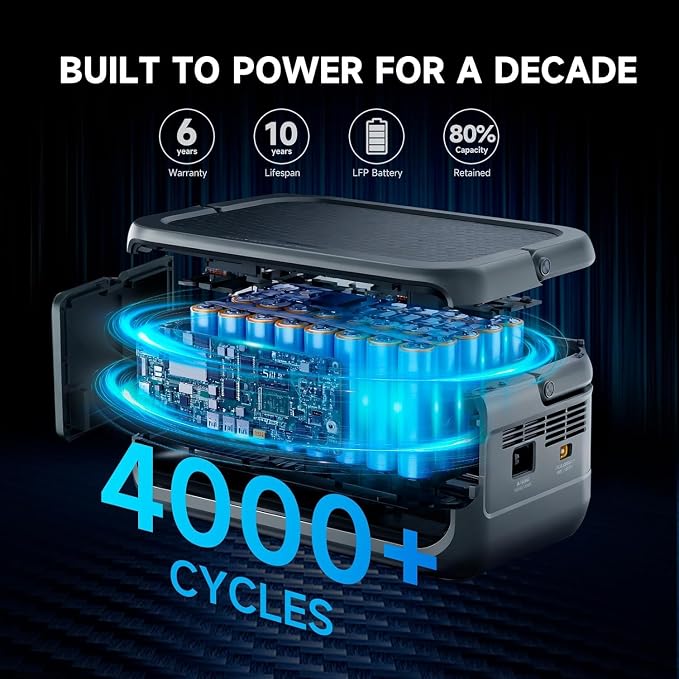 ALLPOWERS VOLIX P300 Portable Power Station with Solar Panel SF100 Included, 256Wh LiFePO4 Battery, UPS<20ms, 300W Solar Generator (600W Peak) with 100W Solar Panel for Home, Emergencies & Outdoor Use