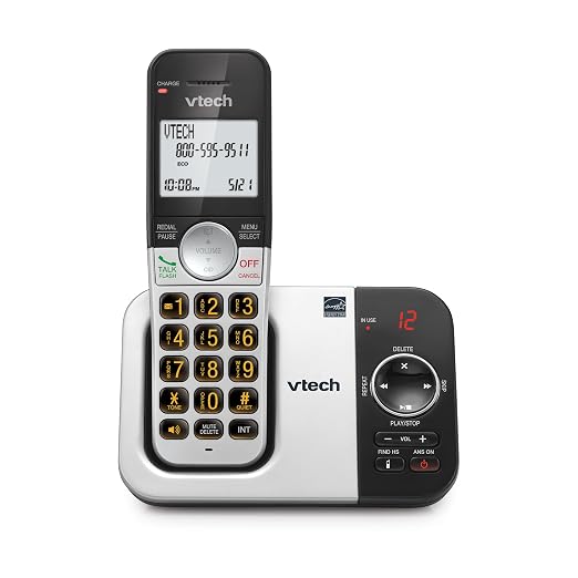 VTech Cordless Home Phone with Answering Machine — Full-Duplex Speakerphone, Large Backlit Display, Big Buttons, Caller ID, Easy Setup | VG232