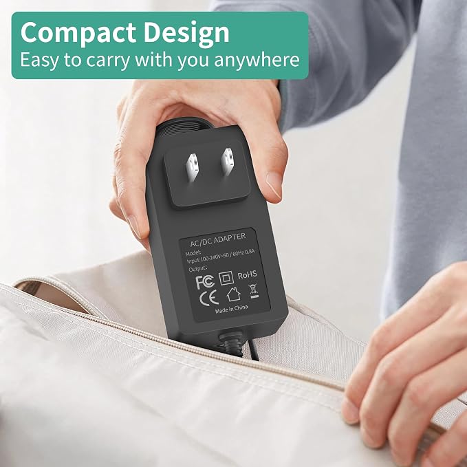 24V KNKA Air Purifier Charger Replacement Compatible with APH4000, Power Cord AC Adapter for KNKA APH4000 HEPA Air Cleaner