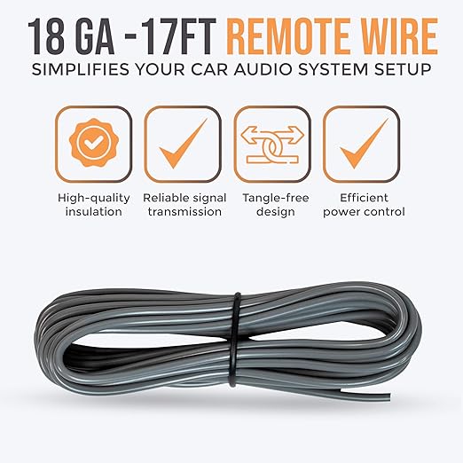 Elite Audio 0 Gauge 5-Channel Amplifier Wiring Kit, 3600W CCA Amp Install Kit – EA-PRMK0-5CH
