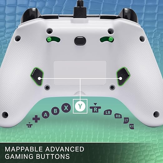 PowerA Advantage Wired Controller for Xbox Series X|S - Raptor Chrome, gamepad, wired video game controller, gaming controller, USB-C, Works with Xbox One, Officially Licensed