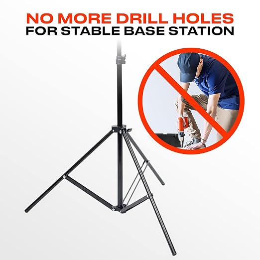 Skywin VR Tripod Stand for HTC Vive Base Station - 4 Adjustable Stands | Stable Tracking, Compatible with HTC Vive, Sensor Stand & Base Station Mount for Vive Sensors or Oculus Rift Constellation
