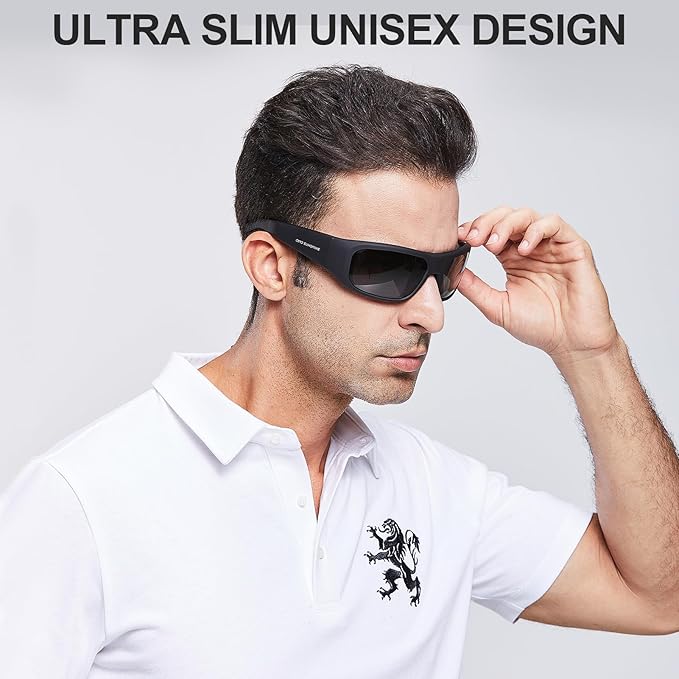 OhO sunshine Bluetooth Audio Sunglasses, Lightweight Open Ear Sport Glasses, 10H Playtime,Water Resistant with Voice Control