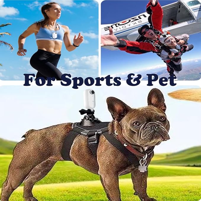 4K Mini Action Camera, Included 64GB, Wearable Camera with 360°Rotatable Clip & Magnetic Clip, for Lecture, Traveling, Pet Walking and Outdoors Activities JS-10B Full Packaging