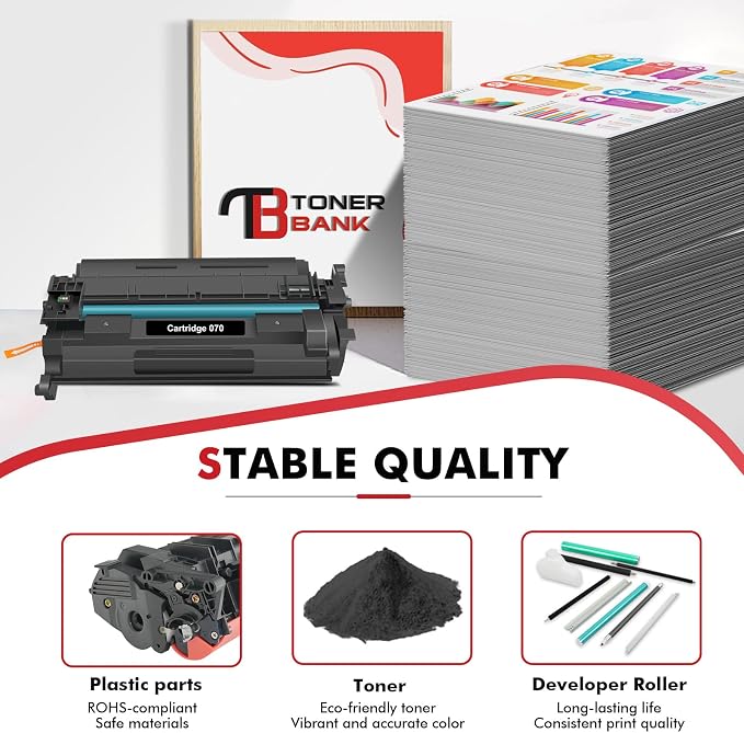 070 Toner Cartridge Black 2-Pack Compatible for Canon 070 Toner Cartridge 070H CRG070 CRG-070 CRG070H for Canon imageCLASS MF465dw MF462DW LBP247dw LBP246dw MF460 LBP240 MF462 LBP247 LBP246 Printer