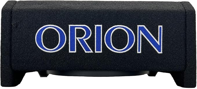 ORION Cobalt CDF8 8” Passive Down-Firing Subwoofer Enclosure – 200W RMS/800W Max, Slim Sealed Sub Box for Cars & Trucks, Low-Profile Air-Tight Bass Thin Enclosure, Shallow Mount