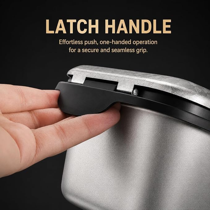 Vegetable Chopper, Stainless Steel Food Dicer Cutter and Mandoline Slicer with Drain Holes and Storage Container, Dishwasher Safe Food Chopper for Onion, Potato, Cucumber, Carrot and More