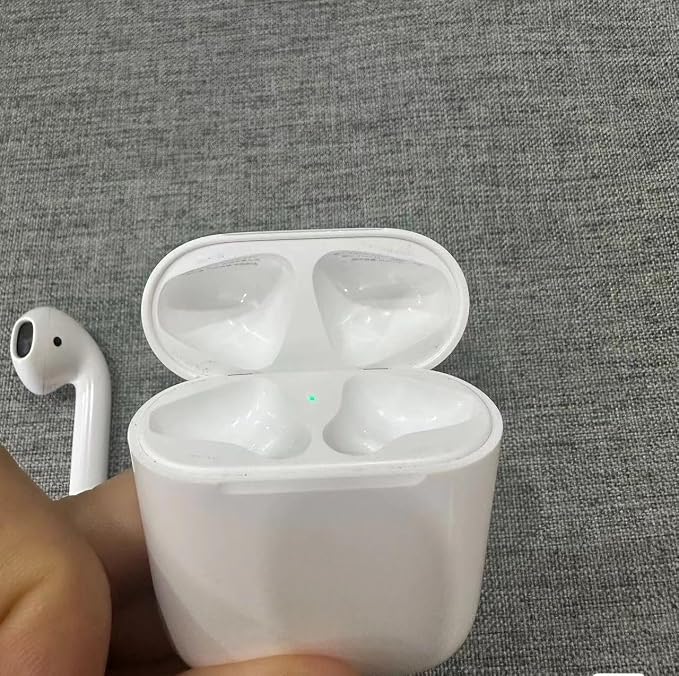 Meenova OEM A1602 Charging Case Replacement for Earbuds (1st Generation) & 2nd Gen, Original Single Cover Only for AirPods, Compatible with A1523, A1722, A2031, A2032 Earbuds, A1938