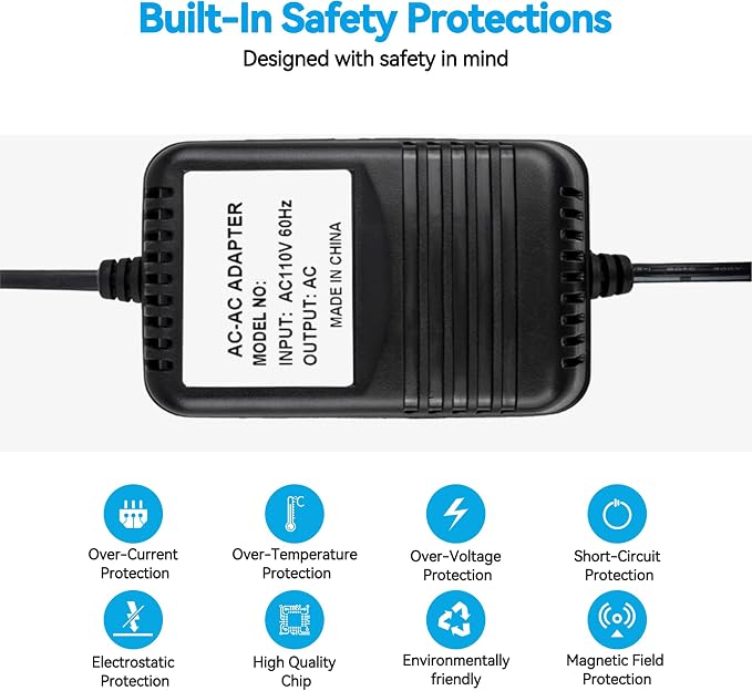 24V AC/AC Adapter Compatible with Aquasure Harmony AQT-56SE-SMBP AQT56SE-SM-3BP Water Softener Digital Meter Control Valve AP-HS-Head Mingway MWY-DH120-AC2400450 Power Supply Cord