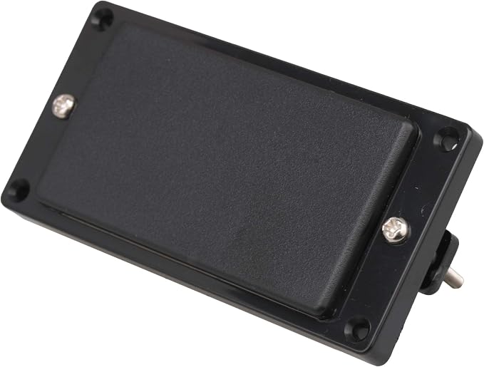 Mxfans 2Pieces Double Coil Ceramic Magnet Active Pickup fits Electric Guitar Black