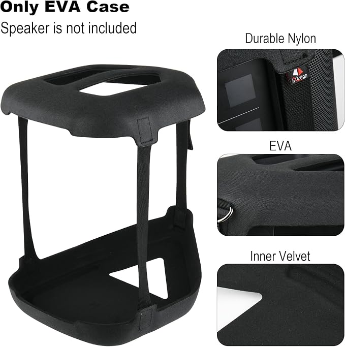 Travel Carrying EVA Case for Bose S1 Pro+, EVA Case Protective Replacement Cover w Shoulder Strap, Travel Carry Holder Pouch for Bose S1 Pro+