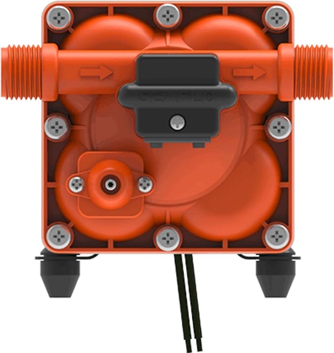 SEAFLO 42W Series Brushless Automatic Demand Diaphragm Pump – Model SFDPA1-040-055-42W, 115V, 4.0 GPM, 55 PSI | Self-Priming, Run Dry Safe, Overload Protection, 4-Year Warranty!
