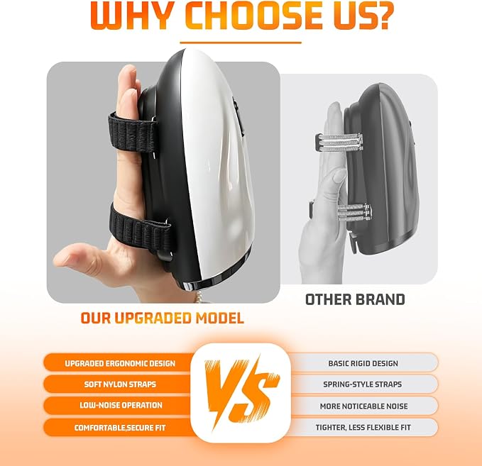 Professional Barber Handheld Massager, Cordless Vibration Massage Tool with 5 Speeds & 5 Modes, Wearable Palm Strap Design for Neck, Shoulders, Arms, Legs, 2600mAh Type-C Rechargeable, White