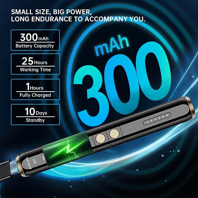 Hidden Camera Detectors – Small Anti Spy with Audio/Video GPS Tracker RF Detector for Wireless Cameras Cars Tracking Device - Mini Travel Pen for Finding Voice Recorder Bug Devices (Small Size)