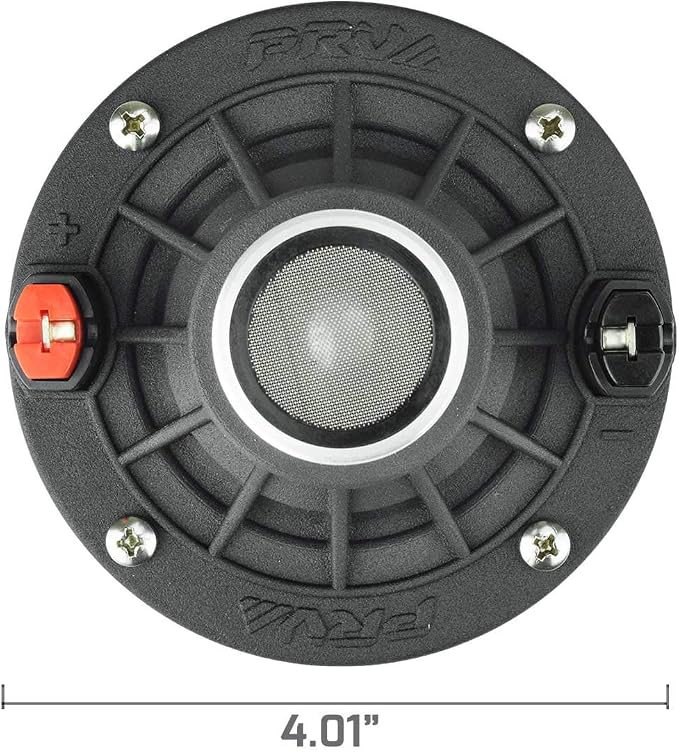 PRV AUDIO D270Ph Compression Driver 1" Exit Phenolic Driver for Vocal Reproduction, 2" Voice Coil 150 Watts 8 Ohms Improved Performance on New Compact Design (Single)