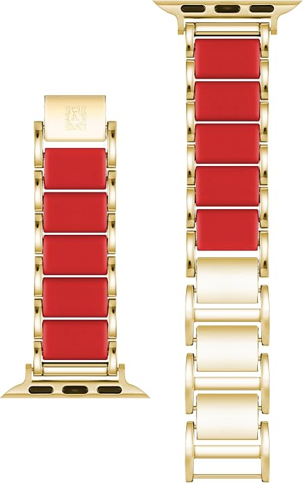 Anne Klein Silicone Adjustable Bracelet for Apple Watch