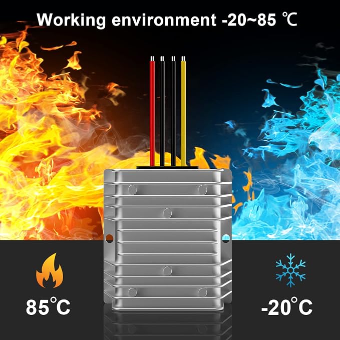 DC 12V to 24V 10A 240W Converter Step Up Voltage Regulator Boost Converter Module Car Power Supply Power Converter Waterproof Module Transformer
